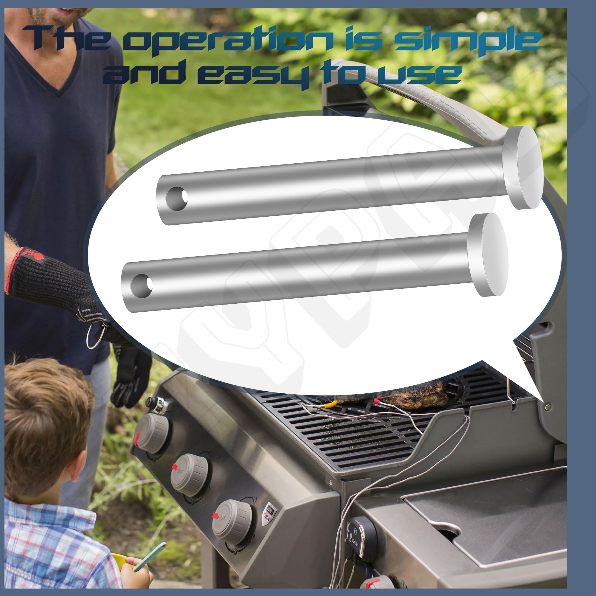 Amazon.com : EZYPAK 4 Pack Grill Lid Assembly Hardware Kit